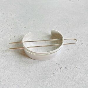 Jen Atkin x Chloe & Isabel Silver Tone Bun Cuff & Pin